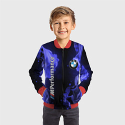 Бомбер детский BMW, цвет: 3D-красный — фото 2