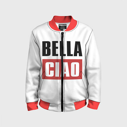 Детский бомбер Bella Ciao / 3D-Красный – фото 1
