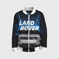 Бомбер детский LAND ROVER, цвет: 3D-белый
