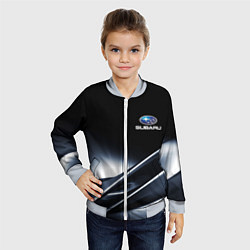 Бомбер детский SUBARU, цвет: 3D-серый — фото 2
