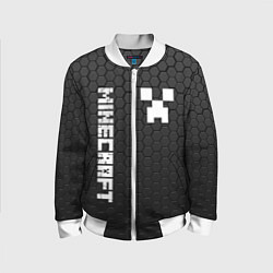 Бомбер детский MINECRAFT МАЙНКРАФТ, цвет: 3D-белый