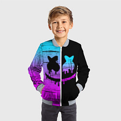 Бомбер детский FORTNITE MARSHMELLO, цвет: 3D-серый — фото 2