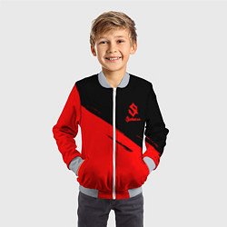Бомбер детский Sabaton, цвет: 3D-серый — фото 2