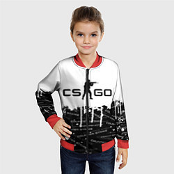 Бомбер детский COUNTER STRIKE, цвет: 3D-красный — фото 2