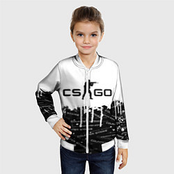Бомбер детский COUNTER STRIKE, цвет: 3D-белый — фото 2