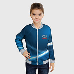 Бомбер детский TOYOTA, цвет: 3D-серый — фото 2