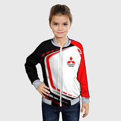 Бомбер детский Mitsubishi EVO Uniform, цвет: 3D-серый — фото 2