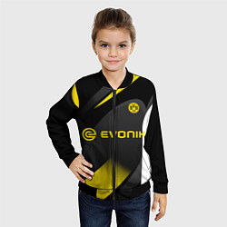 Бомбер детский BORUSSIA DORTMUND, цвет: 3D-черный — фото 2