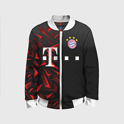 Бомбер детский FC Bayern Munchen Форма, цвет: 3D-белый