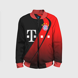 Бомбер детский FC Bayern Munchen Форма, цвет: 3D-красный