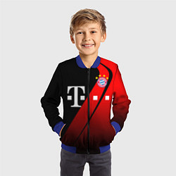 Бомбер детский FC Bayern Munchen Форма, цвет: 3D-синий — фото 2