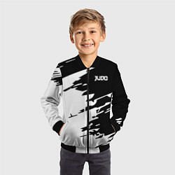Бомбер детский Judo, цвет: 3D-черный — фото 2