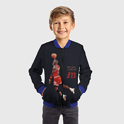 Бомбер детский MICHAEL JORDAN, цвет: 3D-синий — фото 2