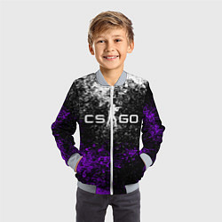 Бомбер детский CS GO, цвет: 3D-серый — фото 2