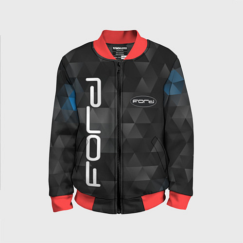 Детский бомбер FORD / 3D-Красный – фото 1