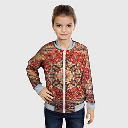 Бомбер детский Ковер на стене, цвет: 3D-серый — фото 2