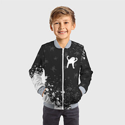 Бомбер детский ЪУЪ СЪУКА, цвет: 3D-серый — фото 2