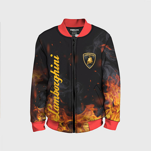 Детский бомбер LAMBORGHINI / 3D-Красный – фото 1