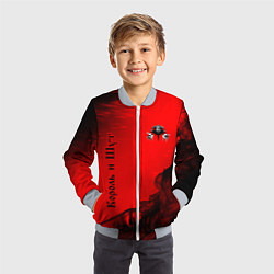 Бомбер детский КОРОЛЬ И ШУТ, цвет: 3D-серый — фото 2