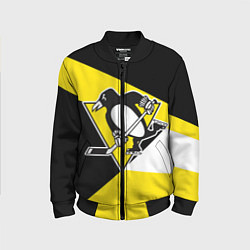 Бомбер детский Pittsburgh Penguins Exclusive, цвет: 3D-черный