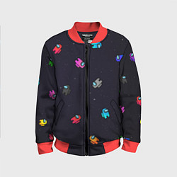 Бомбер детский Among Us, цвет: 3D-красный