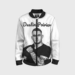 Бомбер детский Dustin Poirier, цвет: 3D-черный