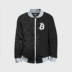 Бомбер детский БИТКОИН BITCOIN, цвет: 3D-серый