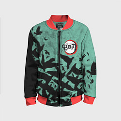 Бомбер детский DEMON SLAYER KIMETSU NO YAIBA, цвет: 3D-красный