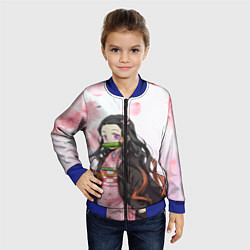 Бомбер детский НЕЗУКА NEZUKO, цвет: 3D-синий — фото 2
