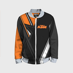 Бомбер детский KTM КТМ, цвет: 3D-серый
