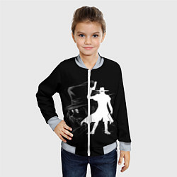 Бомбер детский Hellsing, цвет: 3D-серый — фото 2
