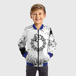 Бомбер детский МЕЛИОДАС 7 СМЕРТНЫХ ГРЕХОВ, цвет: 3D-синий — фото 2