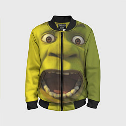 Бомбер детский Shrek is Yelling, цвет: 3D-черный