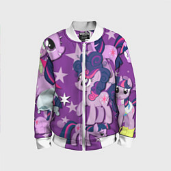 Бомбер детский Twilight Sparkle, цвет: 3D-белый