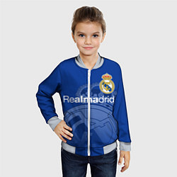Бомбер детский REAL MADRID РЕАЛ МАДРИД, цвет: 3D-серый — фото 2