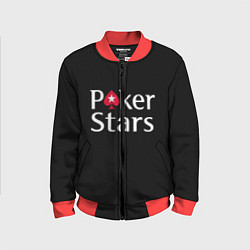 Бомбер детский Poker Stars, цвет: 3D-красный