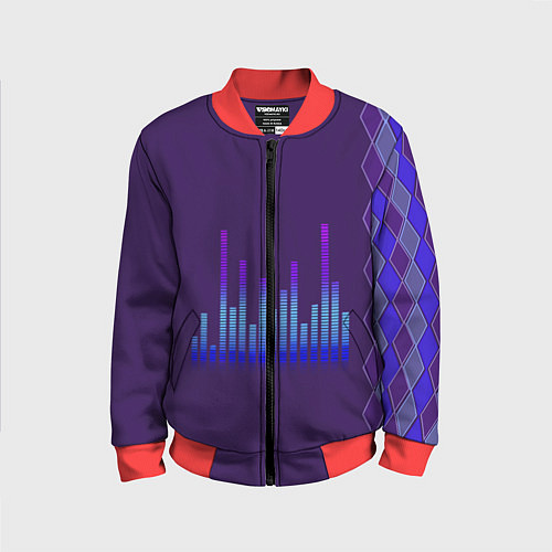 Детский бомбер Эквалайзер / 3D-Красный – фото 1