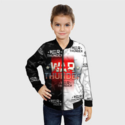 Бомбер детский WAR THUNDER ВАР ТАНДЕР, цвет: 3D-черный — фото 2