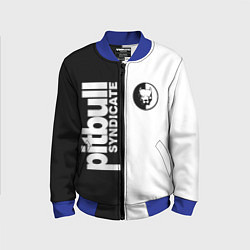 Бомбер детский PITBULL SYNDICATE ПИТБУЛЬ, цвет: 3D-синий