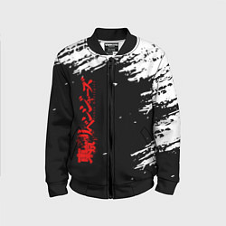 Бомбер детский Токийские мстители, цвет: 3D-черный