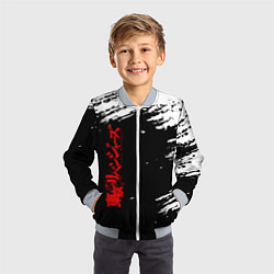Бомбер детский Токийские мстители, цвет: 3D-серый — фото 2