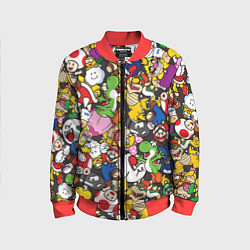 Бомбер детский Mario ALLSTARS, цвет: 3D-красный