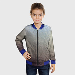 Бомбер детский Металликскин, цвет: 3D-синий — фото 2