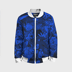 Детский бомбер SONIC BLUE PATTERN СИНИЙ ЁЖ