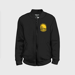 Бомбер детский GOLDEN STATE WARRIORS BLACK STYLE, цвет: 3D-черный
