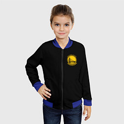 Бомбер детский GOLDEN STATE WARRIORS BLACK STYLE, цвет: 3D-синий — фото 2