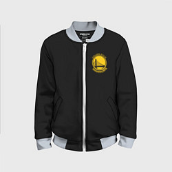 Бомбер детский GOLDEN STATE WARRIORS BLACK STYLE, цвет: 3D-серый