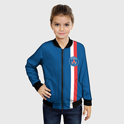 Бомбер детский PSG SPORT STRIPES UNIFORM, цвет: 3D-черный — фото 2