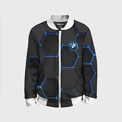 Детский бомбер BMW blue neon theme