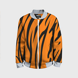 Детский бомбер Текстура тиграtiger